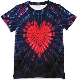 Ainuno Graphic Tees for Boys Girls Kids 7-14Y, Summer Short Sleeve T Shirt Cool 3D Print