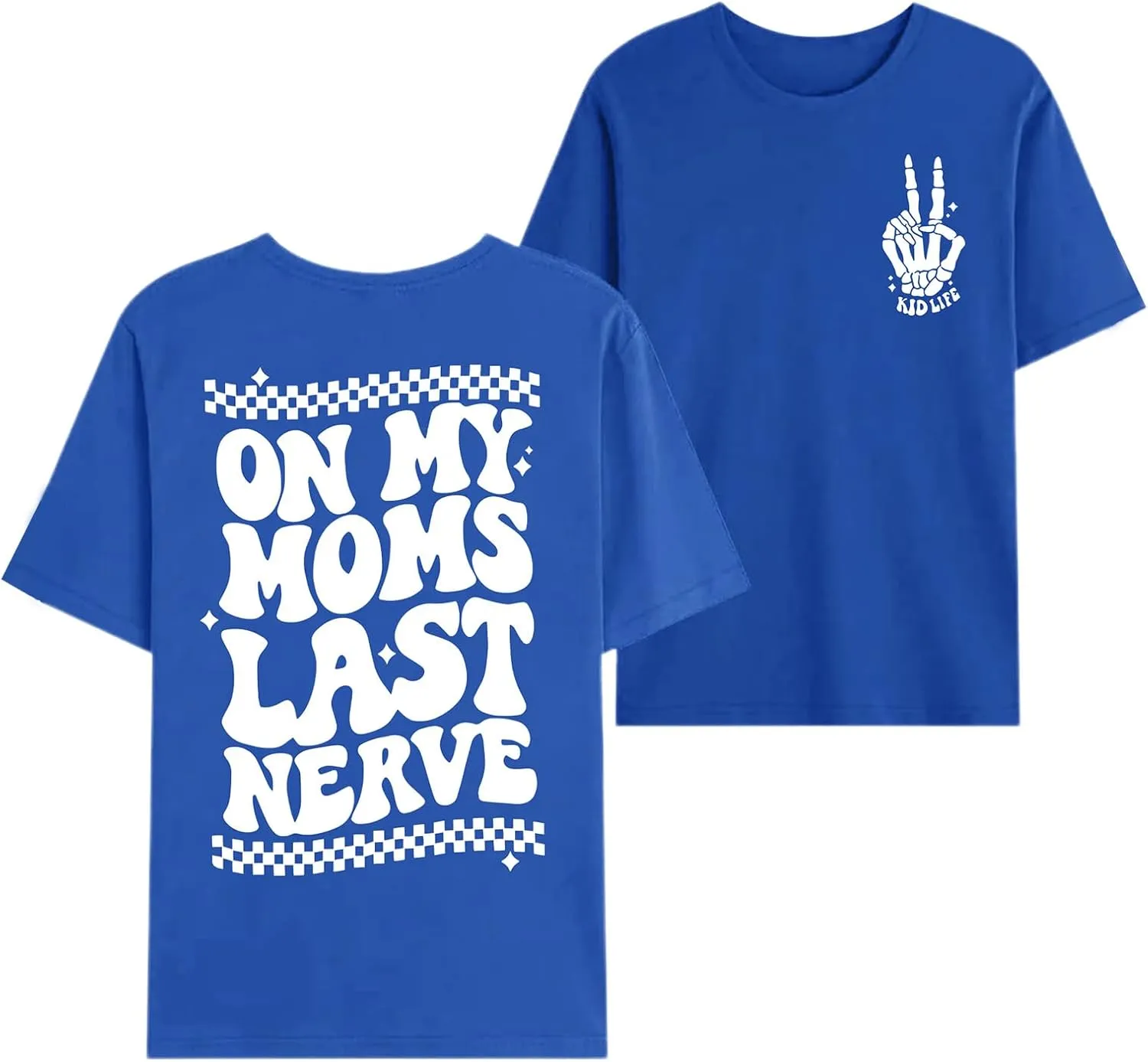 Boys Funny Saying Shirts Graphic Tees Cute Short Sleeve Preppy Clothes Tweens Skeleton Hands Tshirts for Kids Boys