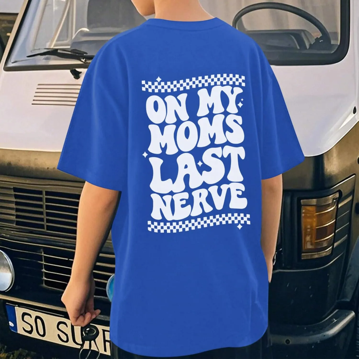 Boys Funny Saying Shirts Graphic Tees Cute Short Sleeve Preppy Clothes Tweens Skeleton Hands Tshirts for Kids Boys
