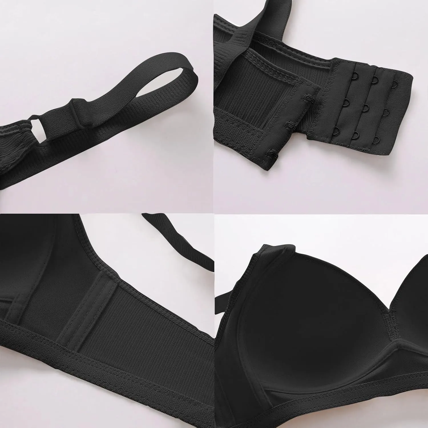 Bras for Women No Underwire Adjustable Bras Full Coverage Support Bralette Plus Size Everyday Women Bras
