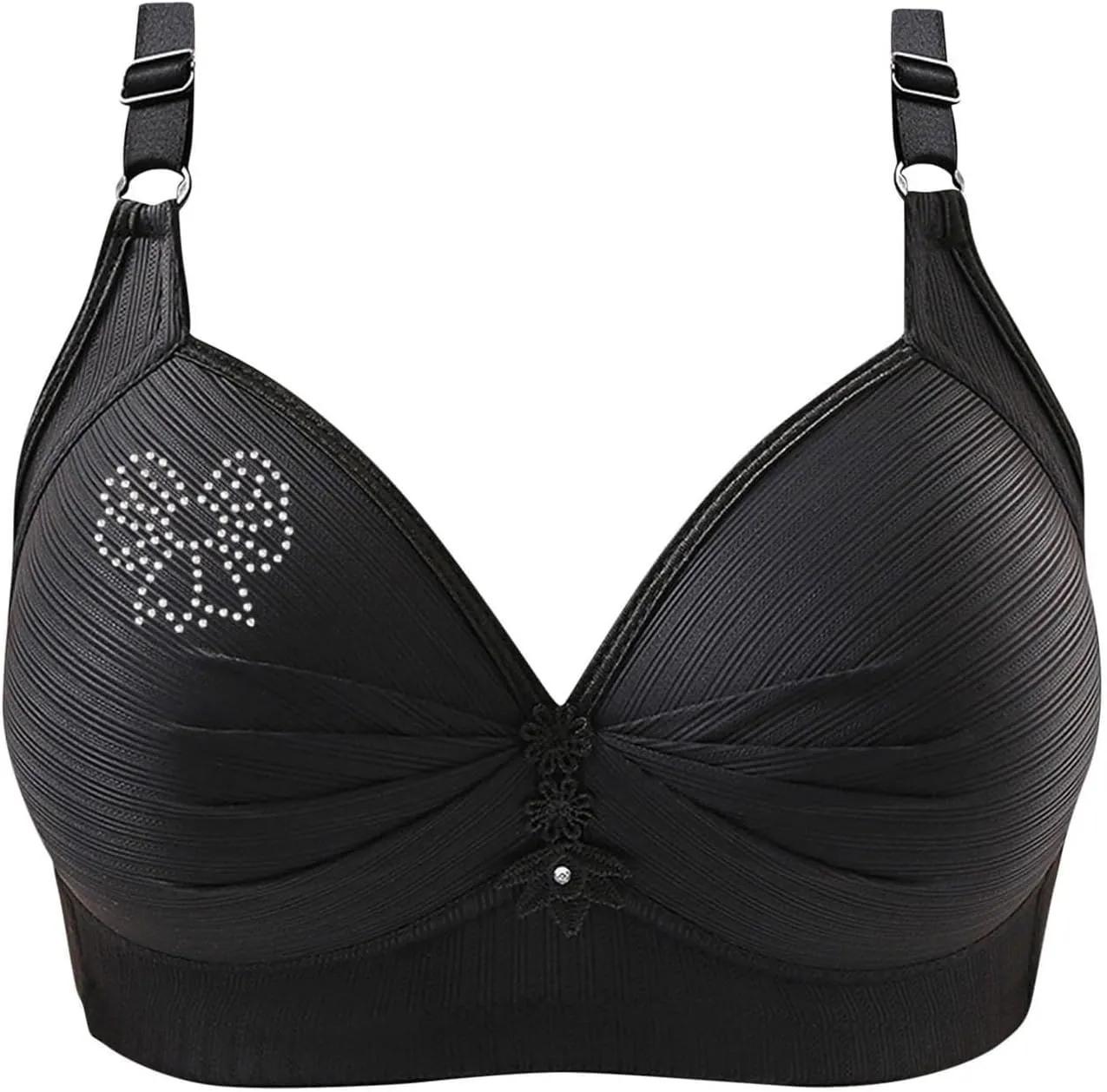 Bras for Women No Underwire Adjustable Bras Full Coverage Support Bralette Plus Size Everyday Women Bras