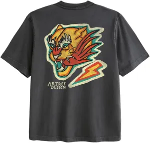 Design™ Ringer Retro Vintage Look Cotton T Shirt for Men and Women - Unique Design Urban Streetwear Fashion Tee Unisex