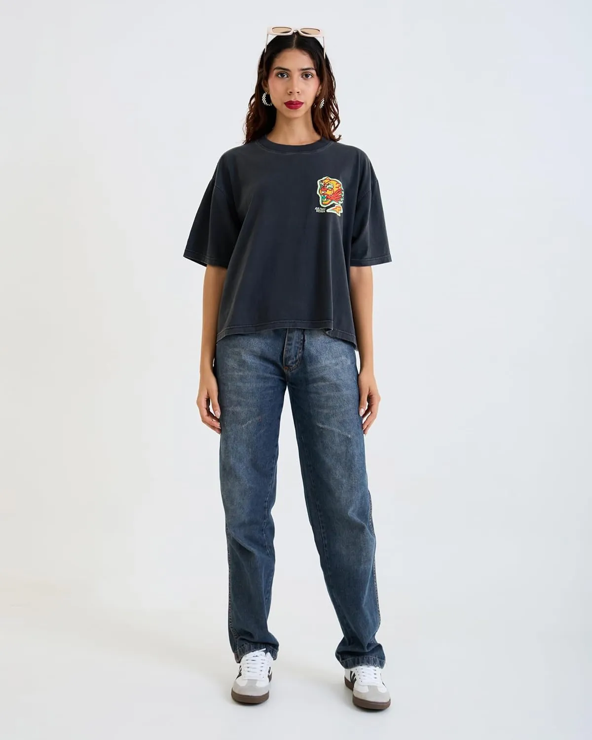 Design™ Ringer Retro Vintage Look Cotton T Shirt for Men and Women - Unique Design Urban Streetwear Fashion Tee Unisex