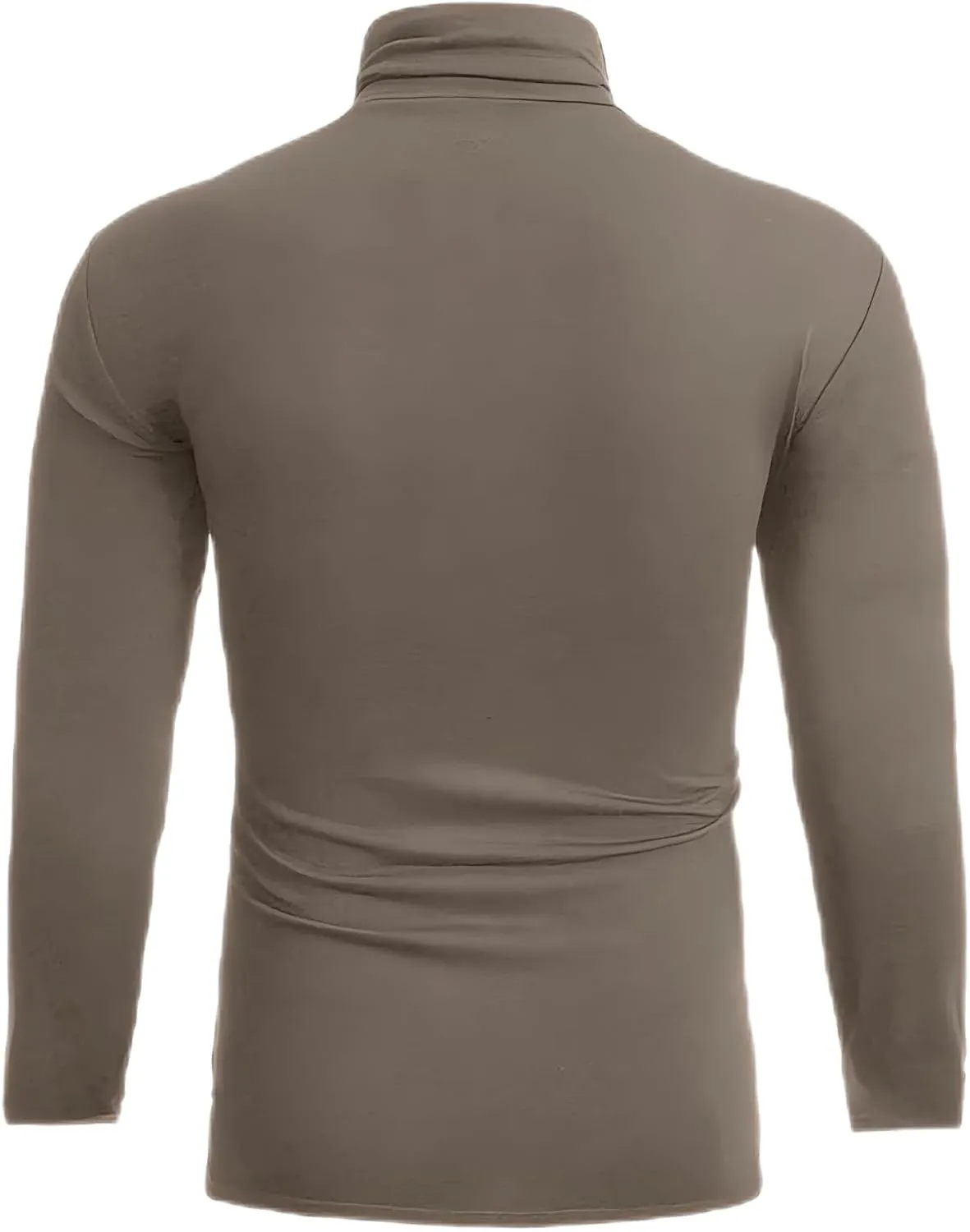 GAGELE Mens Casual Slim Fit Basic Shirt Knitted Lightweight Pullover Turtleneck Sweater