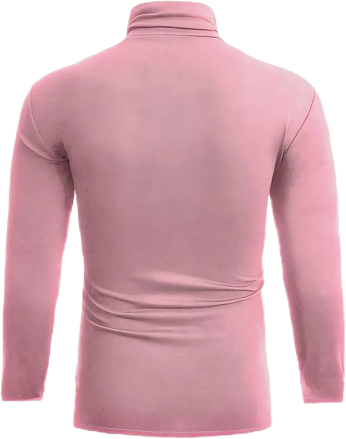 GAGELE Mens Casual Slim Fit Basic Shirt Knitted Lightweight Pullover Turtleneck Sweater