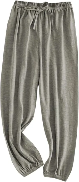 Girls Boys Casual Joggers Pants Toddler Soft Solid Elastic Waisted Baggy Long Pants Sports Dance Home Bottoms for Kids