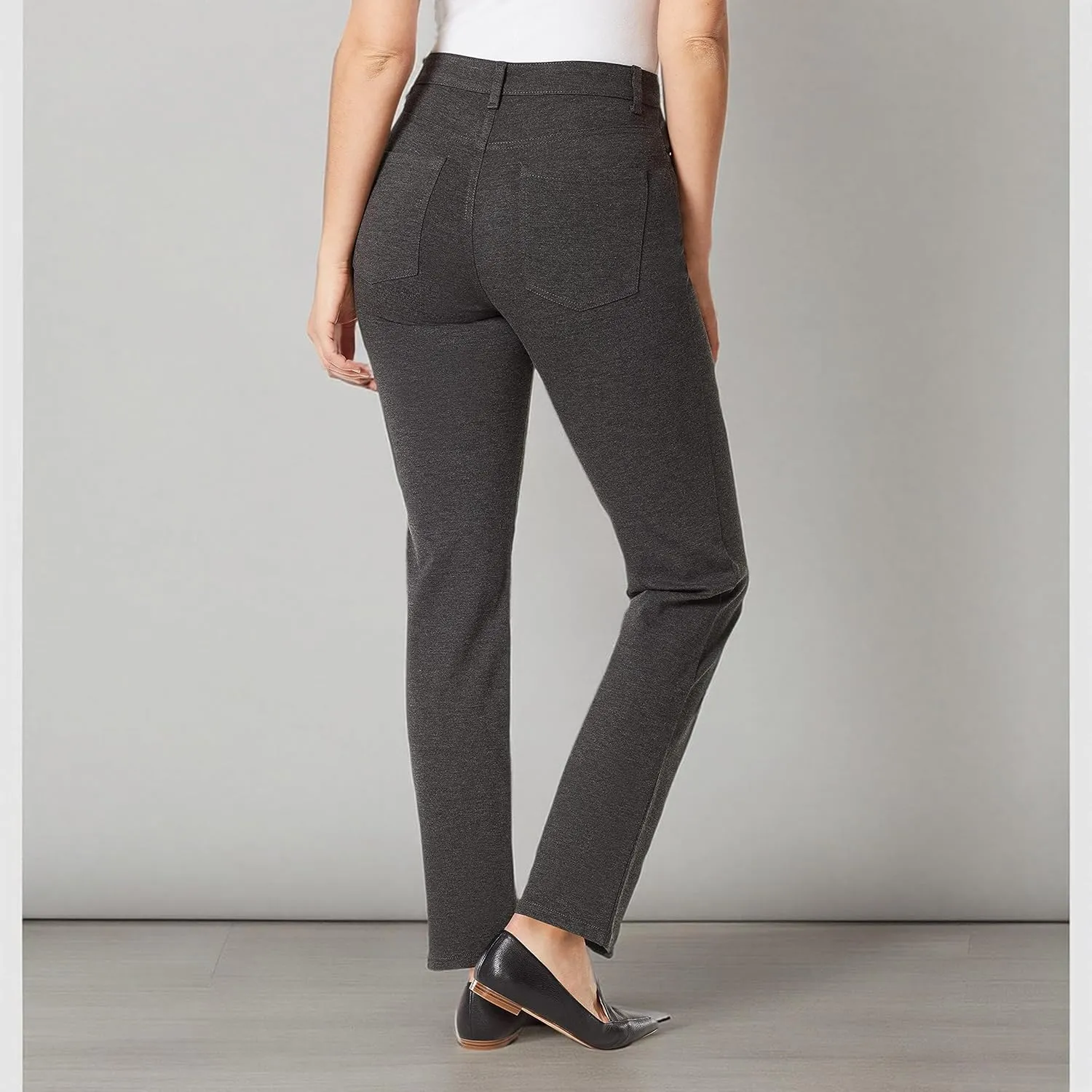 Gloria Vanderbilt Women's Amanda Ponte High Rise Knit Pant
