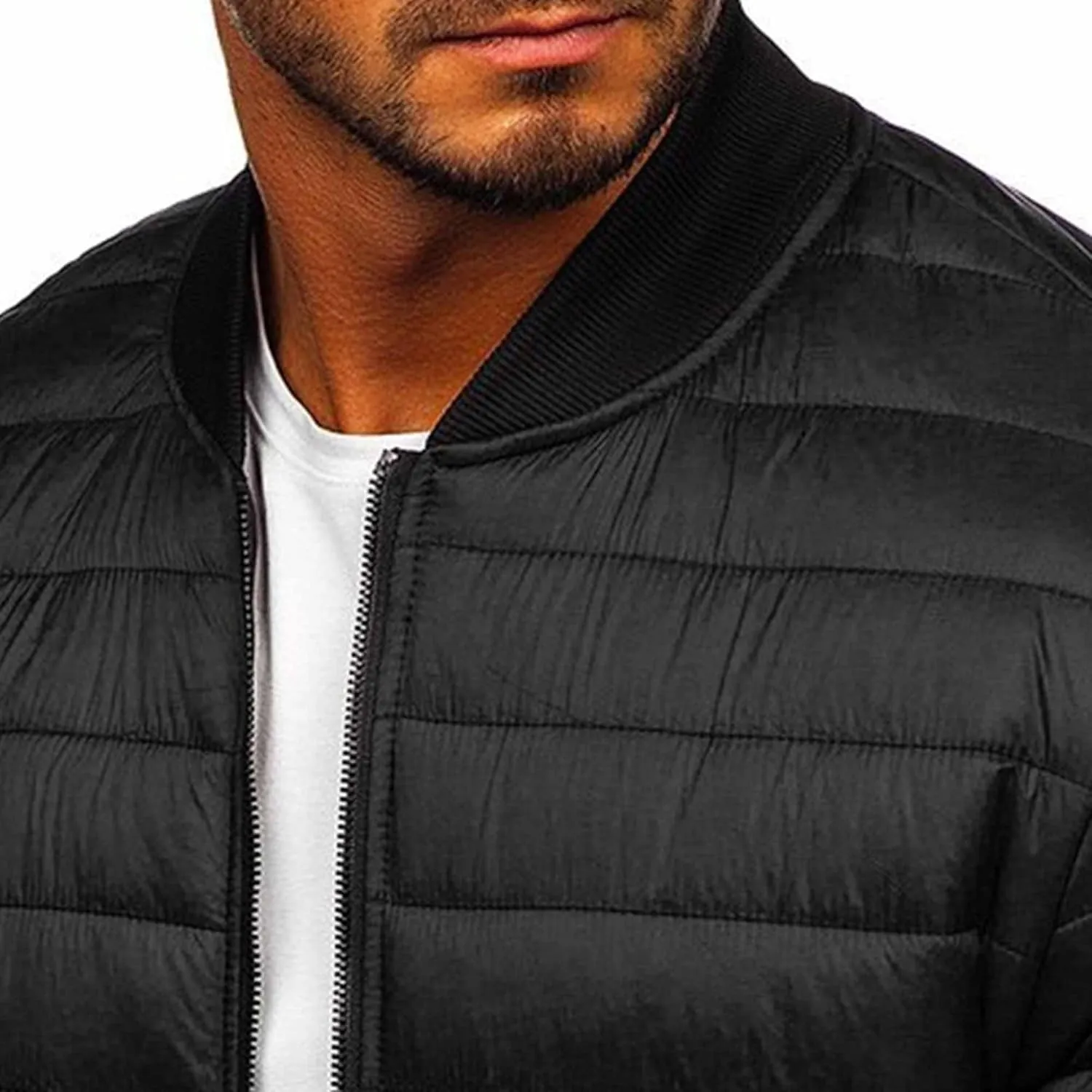 JEShifangjiusu Men's Warm Down Jacket Coat Packable Down Puffer Jacket Lightweight Water-Resistant Insulated Down Jacket