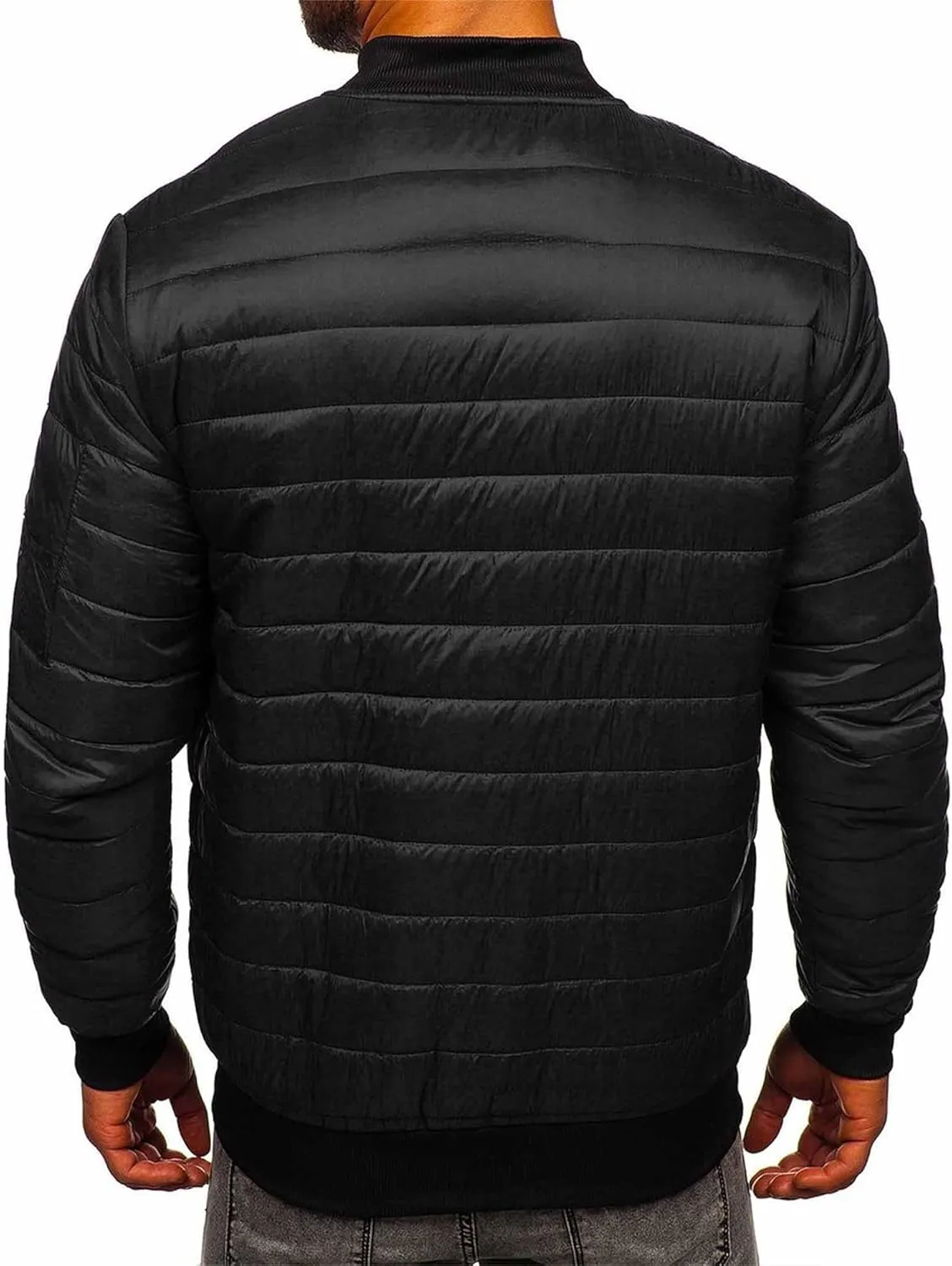 JEShifangjiusu Men's Warm Down Jacket Coat Packable Down Puffer Jacket Lightweight Water-Resistant Insulated Down Jacket