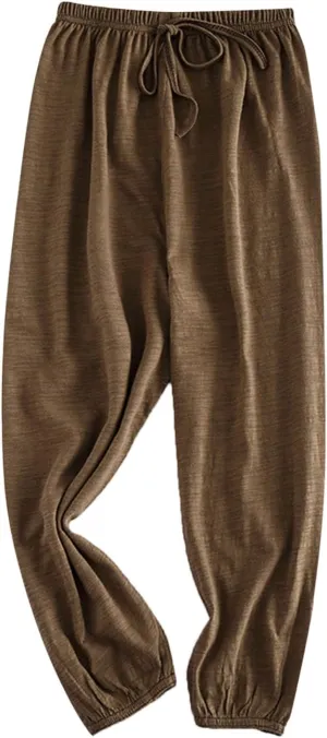Kids Girls Boys Baggy Pants Toddler Soft Solid Elastic Waisted Long Pants Casual Joggers Sports Dance Pants Home Bottoms