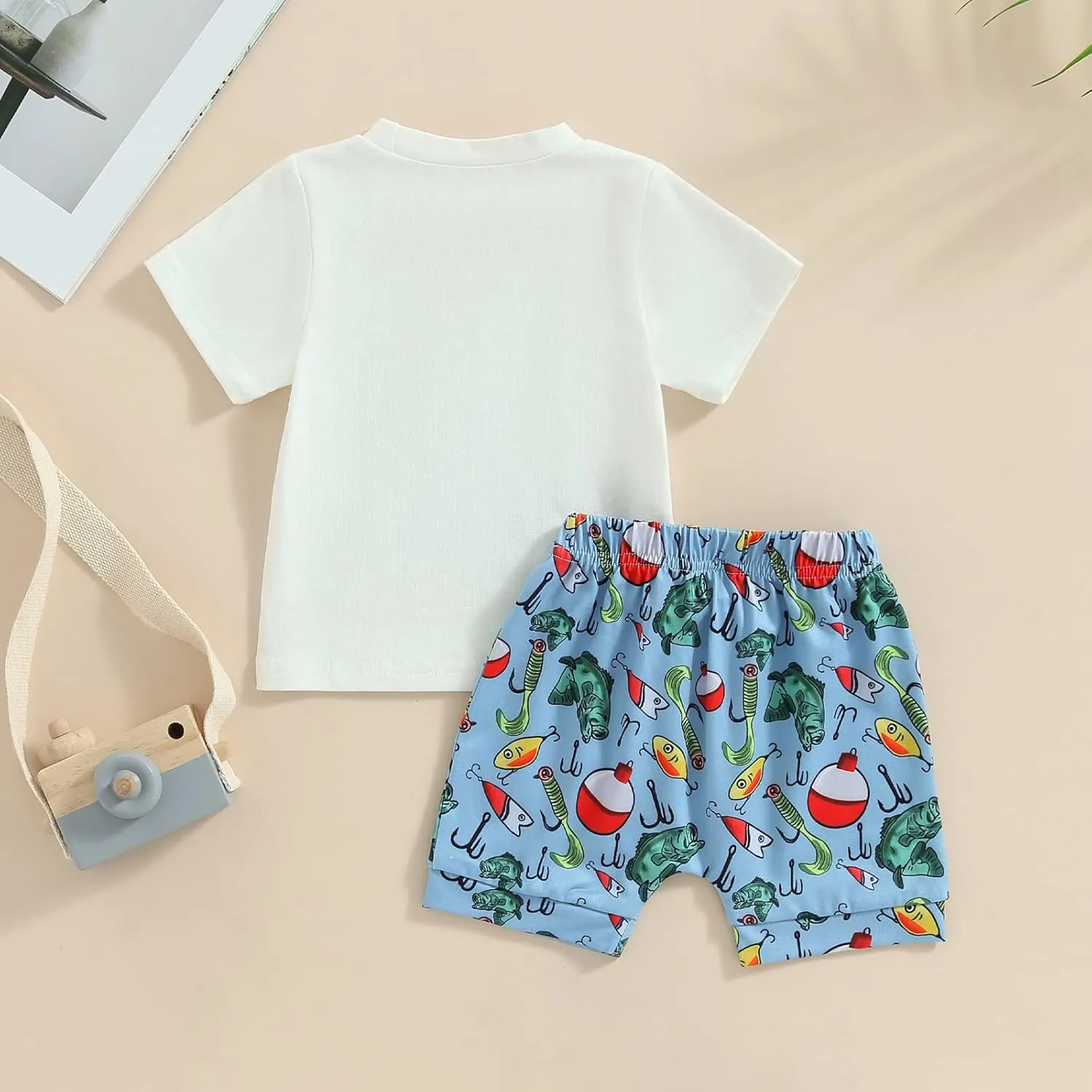 Kupretty Baby Boy Clothes Toddler Summer Outfit Short Sleeve T-Shirt Tee Tops Joggers Casual Shorts 2Pcs Clothing Set