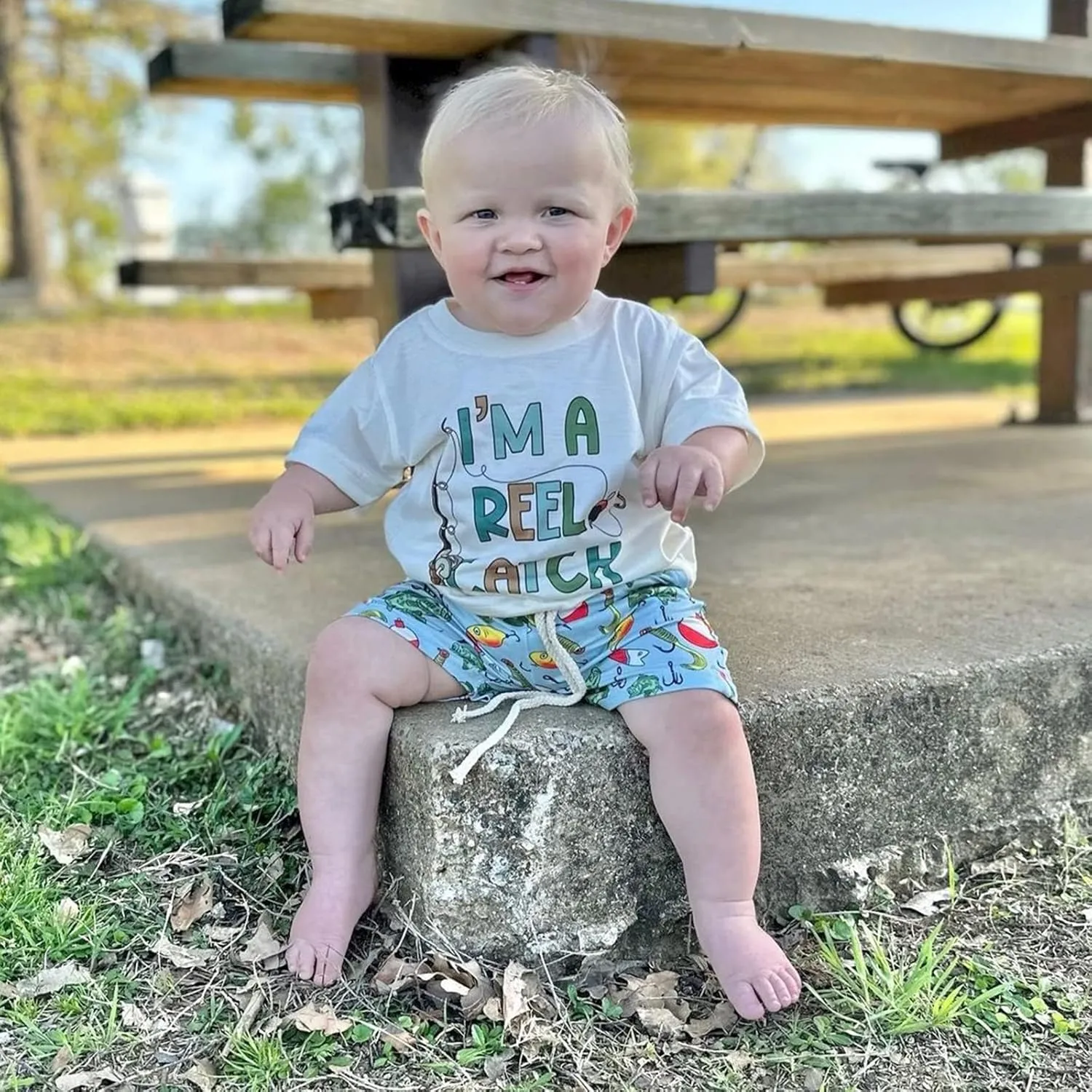 Kupretty Baby Boy Clothes Toddler Summer Outfit Short Sleeve T-Shirt Tee Tops Joggers Casual Shorts 2Pcs Clothing Set