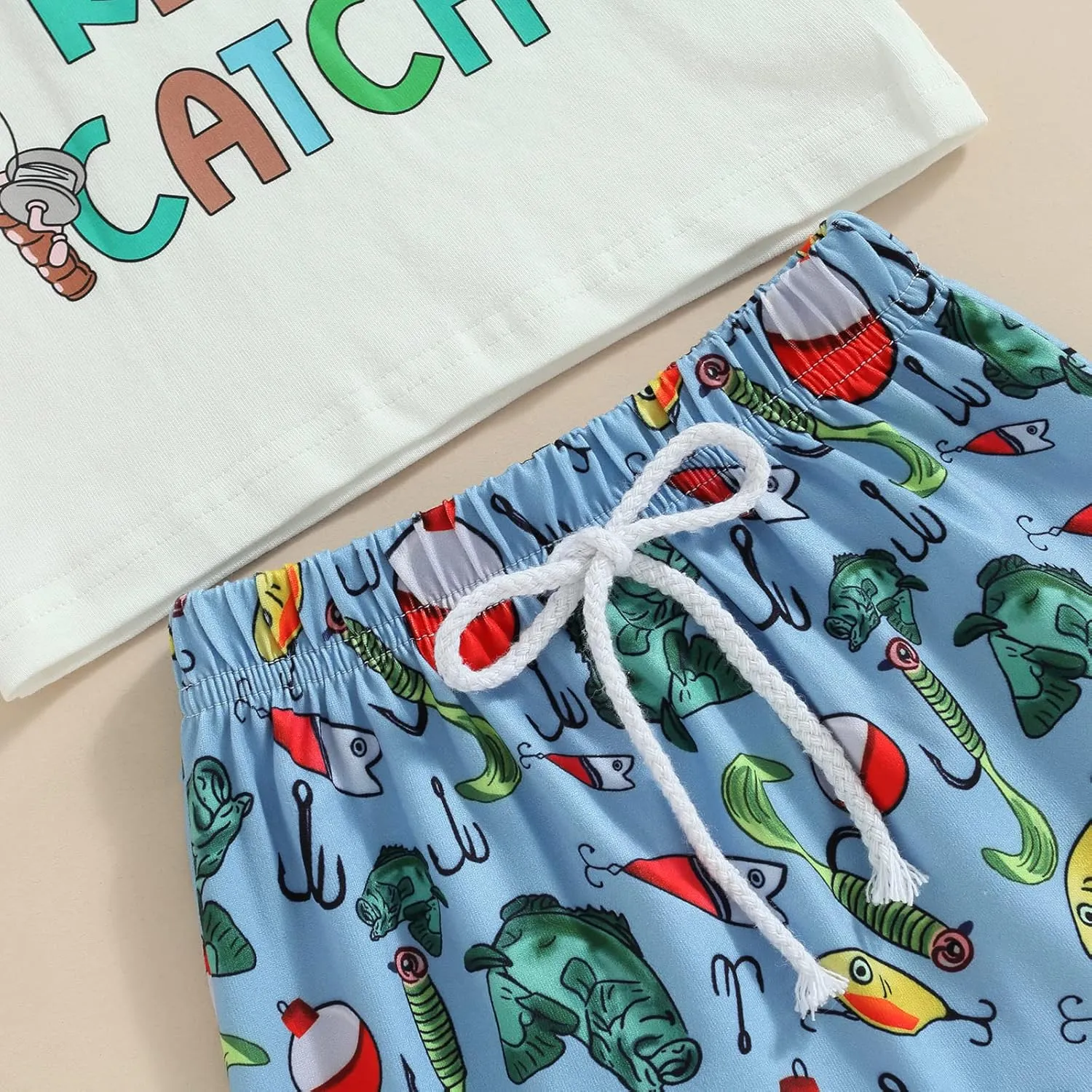 Kupretty Baby Boy Clothes Toddler Summer Outfit Short Sleeve T-Shirt Tee Tops Joggers Casual Shorts 2Pcs Clothing Set