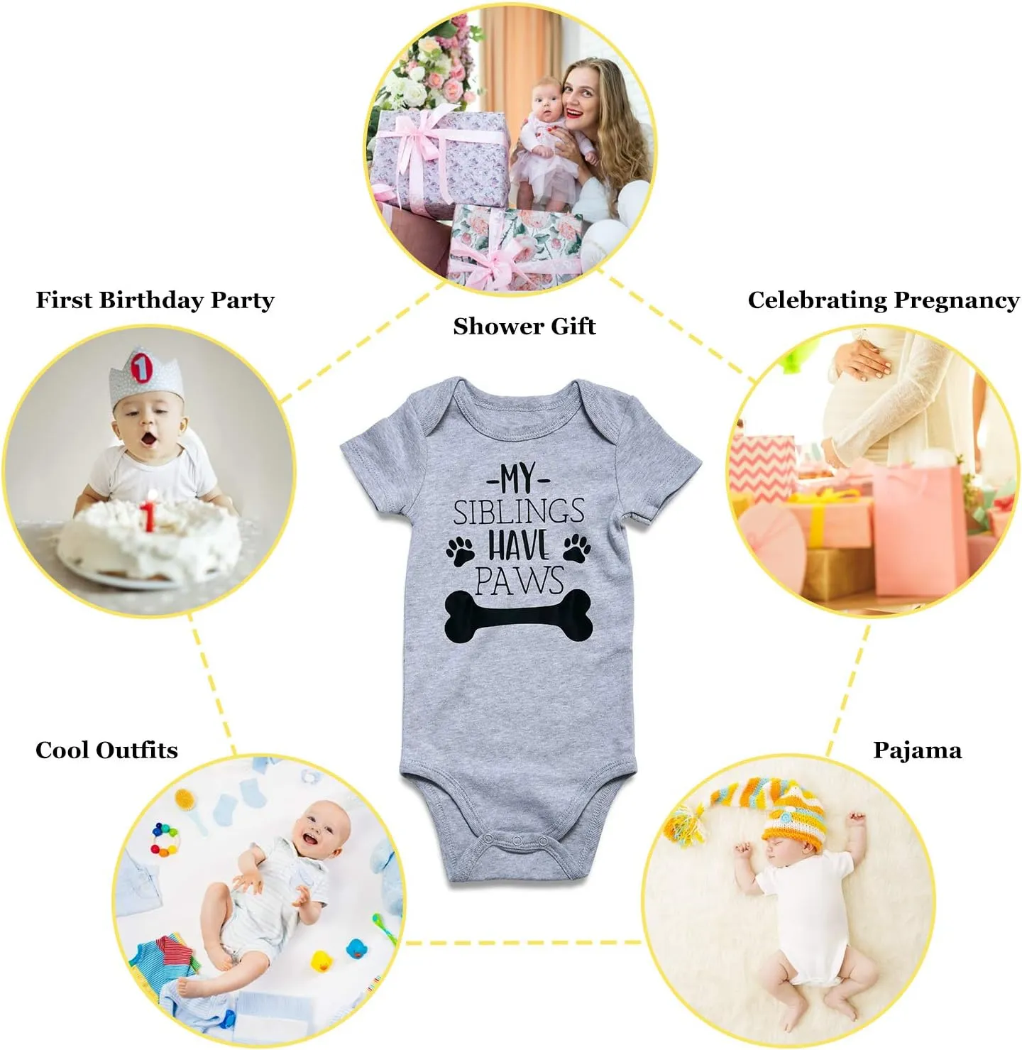 Loveternal Neutral Baby Girls Boys Cotton Romper Cute Saying Newborn Clothes 0-12 Months…