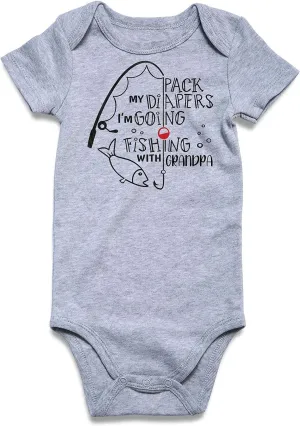 Loveternal Neutral Baby Girls Boys Cotton Romper Cute Saying Newborn Clothes 0-12 Months…