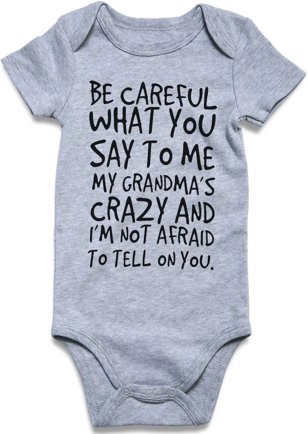 Loveternal Neutral Baby Girls Boys Cotton Romper Cute Saying Newborn Clothes 0-12 Months…