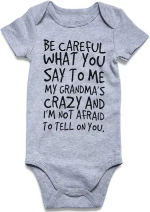 Loveternal Neutral Baby Girls Boys Cotton Romper Cute Saying Newborn Clothes 0-12 Months…