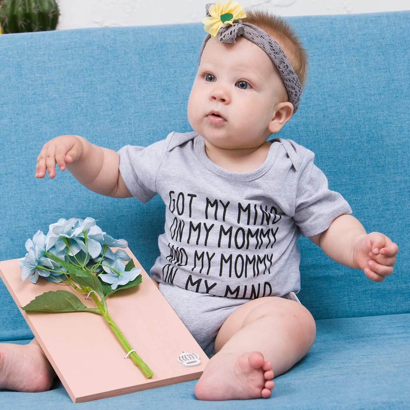 Loveternal Neutral Baby Girls Boys Cotton Romper Cute Saying Newborn Clothes 0-12 Months…