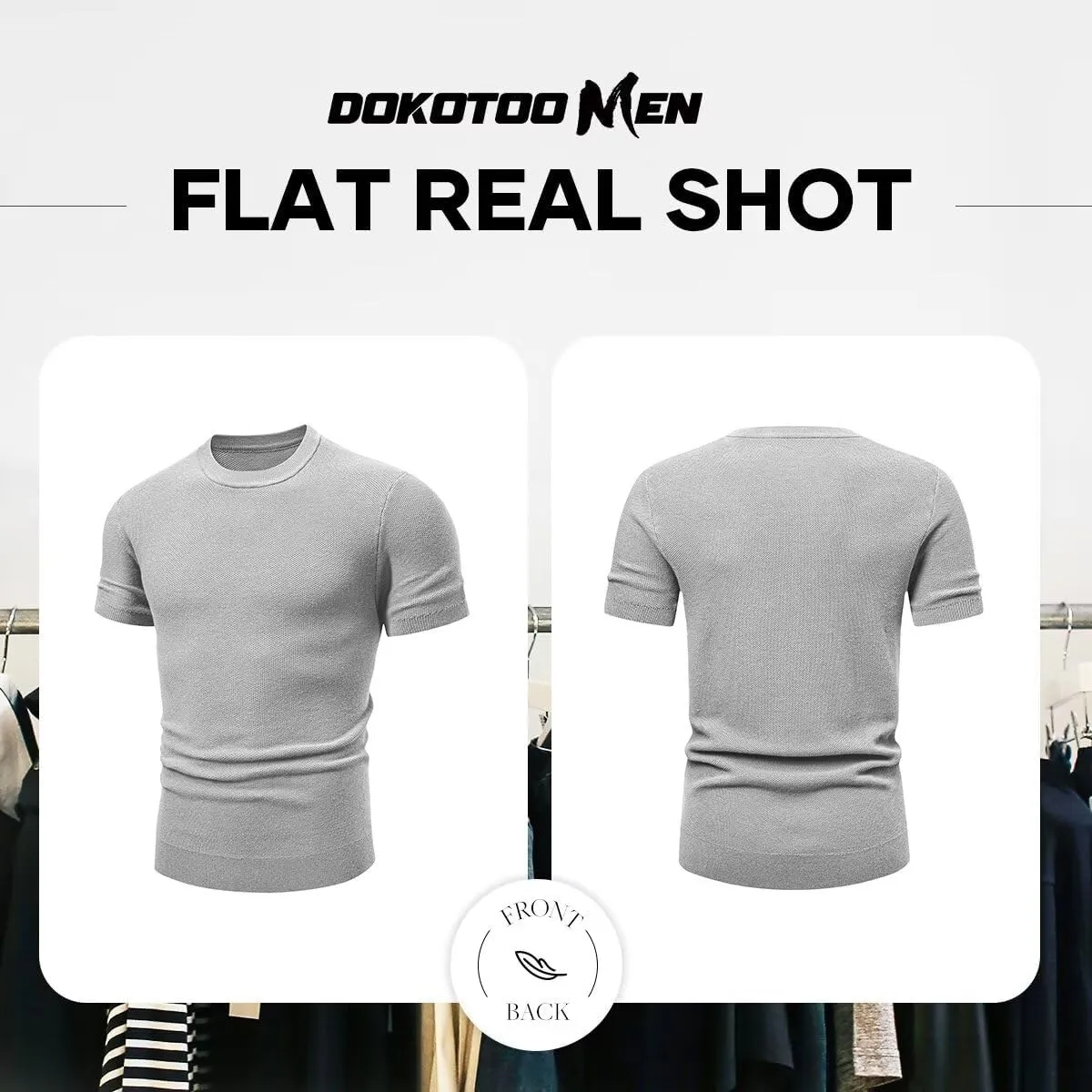 Mens 100% Cotton T-Shirts Casual Short Sleeve Crewneck Knit Shirts Summer Waffle Solid Knitted Pullover Sweater