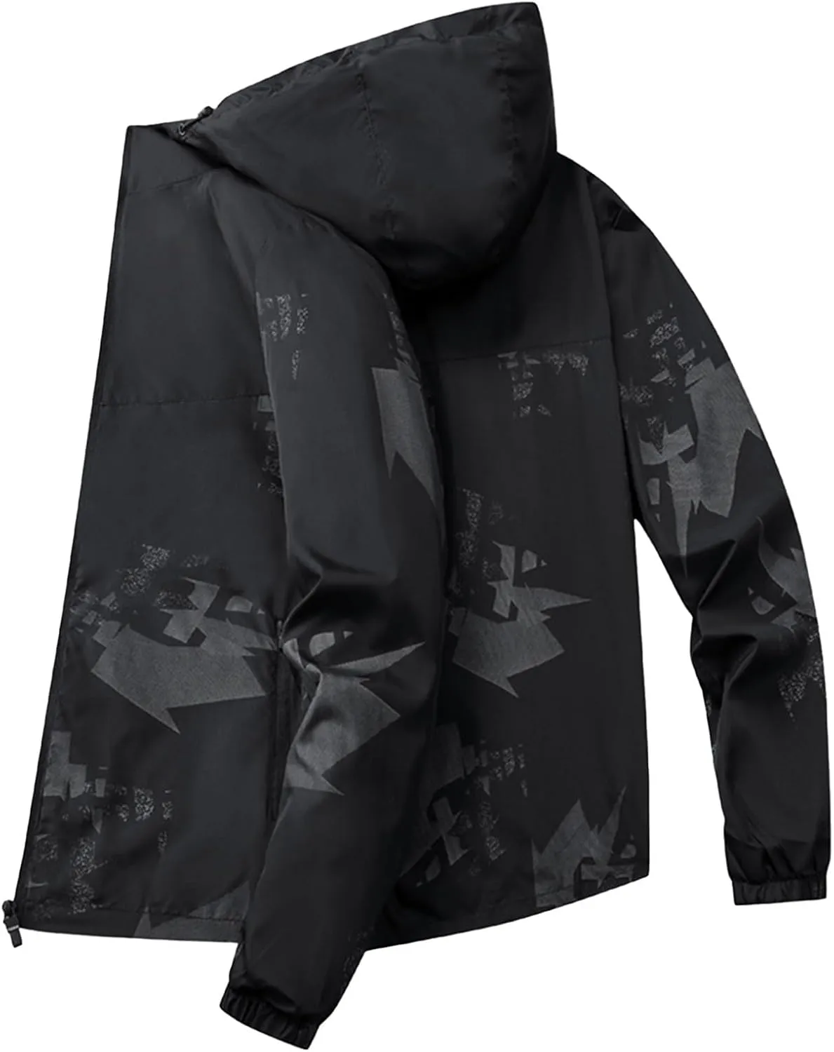 Mens 2023 Fall Rain Coat Lightweight Windbreaker Waterproof Rain Jacket Hood Outdoor Running Hiking Hooded Overcoats