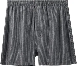 Men's Cotton Classics Boxer Breathable Mens Boxer, Loose Fit, Knit Boxer Lounge Stretch Short