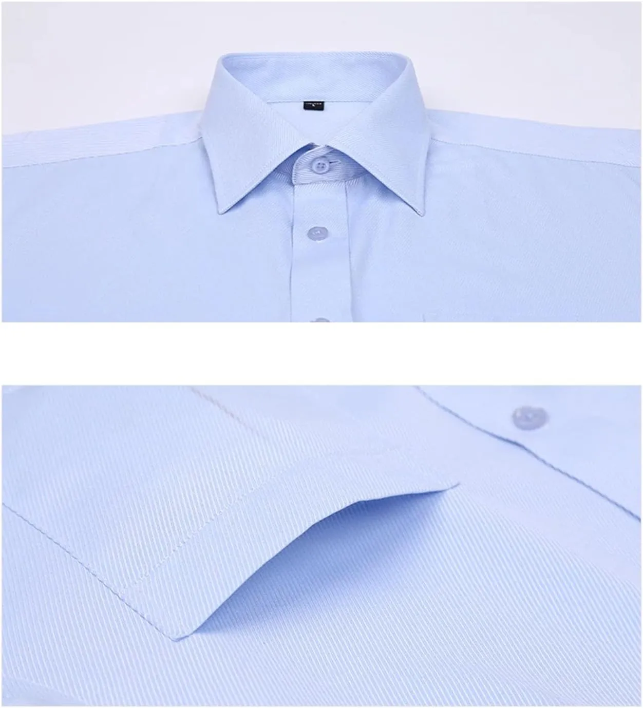 Mens French Dress Shirt Cufflinks Long Sleeve Casual Buttons Shirts Regular Fit Clothes
