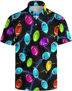 Men's Golf Shirts Short Sleeve Polo Shirts for Men Performance Moisture Wicking Dry Fit Golf Polo Shirts
