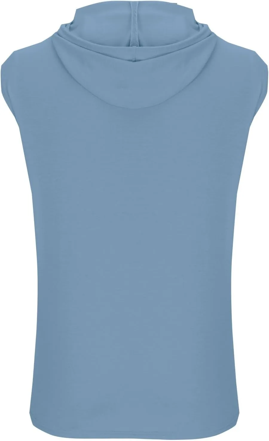 Mens Hooded Tank Tops Sleeveless Gym Hoodies Workout Cut Off Muscle Shirts Lightweight Casual Athletic Relax T-Shirts