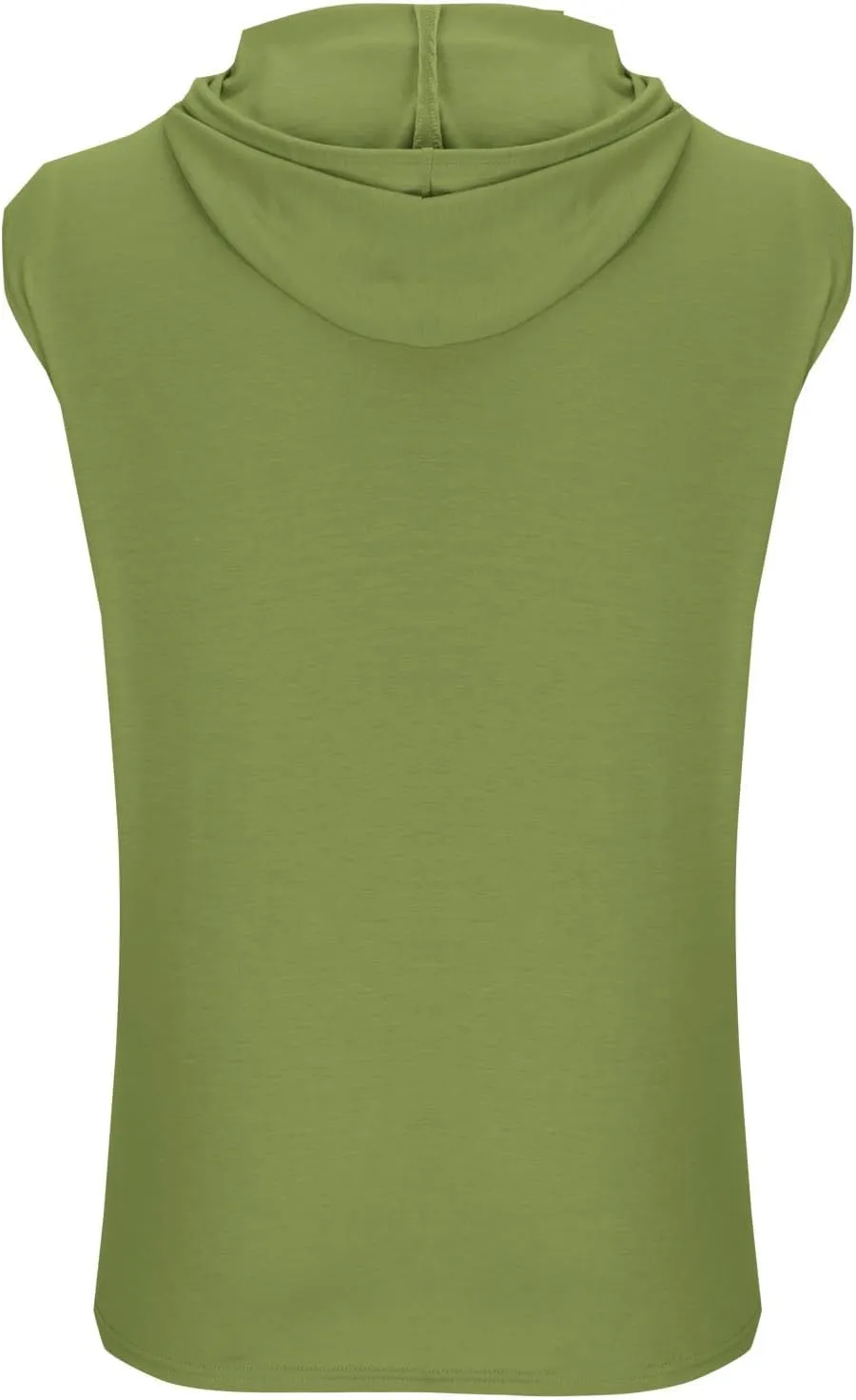 Mens Hooded Tank Tops Sleeveless Gym Hoodies Workout Cut Off Muscle Shirts Lightweight Casual Athletic Relax T-Shirts