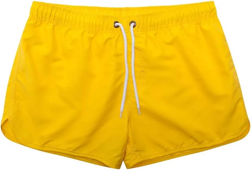 Mens Summer Hawaiian Beach Swim Trunks Quick Dry Surf Boardshorts Bathing Suit Shorts with Mesh Lining Swimming Clothing