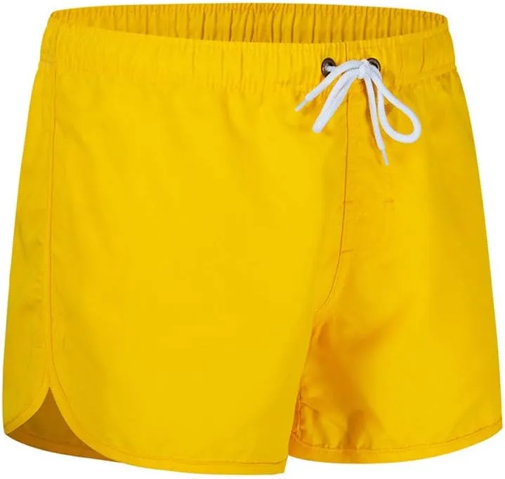 Mens Summer Hawaiian Beach Swim Trunks Quick Dry Surf Boardshorts Bathing Suit Shorts with Mesh Lining Swimming Clothing