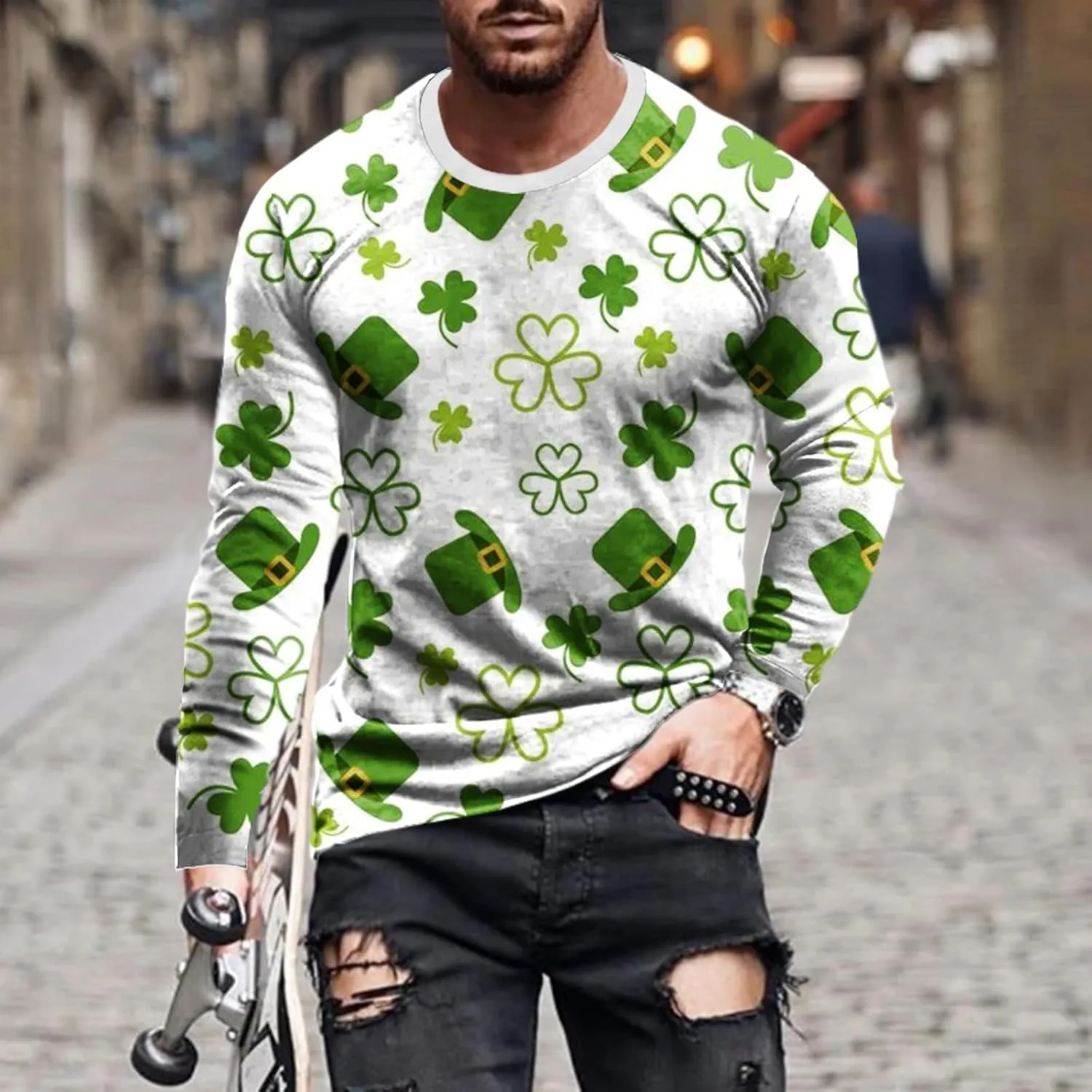 Mens Sweatshirt Heavyweight Fleece Long Sleeve Half Zip Long Sleeve Texture Long Sleeve Casual Pullover Navy Hoodie
