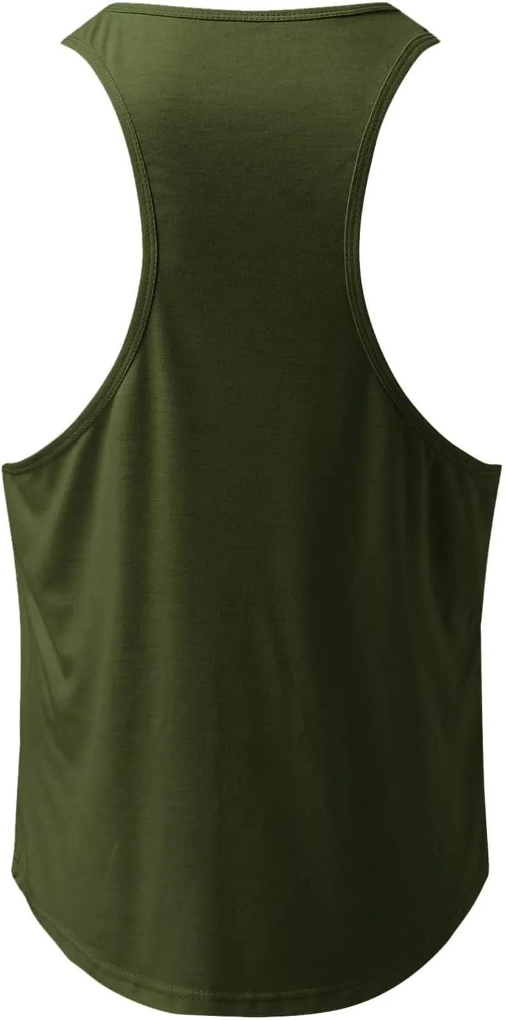 Mens Tank Tops Graphic Men's American Flag Tank Tops USA Flag Sleeveless T-Shirt Gym Workout Patriotic Tees