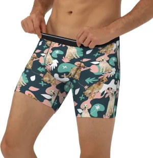Mens Underwear Boxer Briefs - Soft Breathable Labrador Retriever Dog No.1014 Men Underwear Boxer Briefs