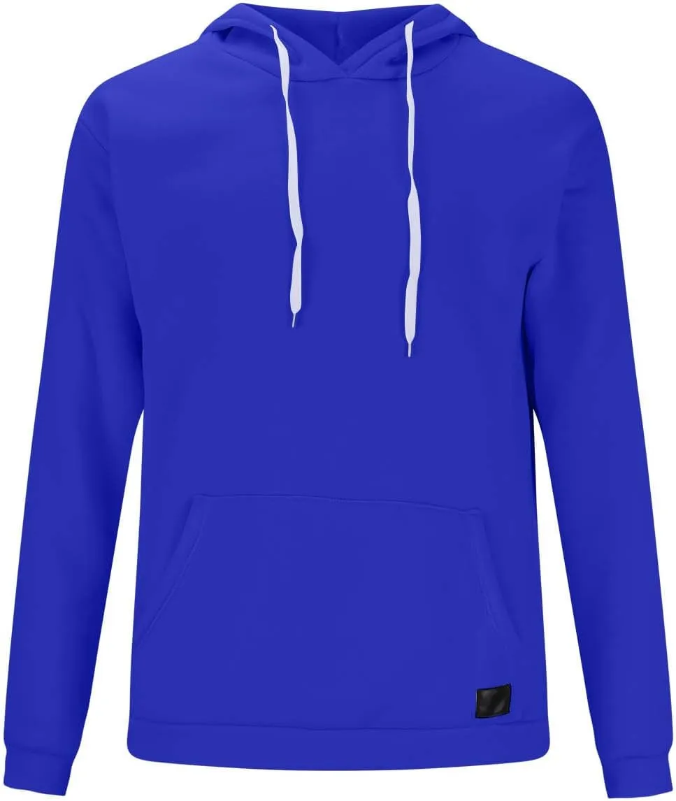 Muscularfit Sweatshirts for Men Hoodies Causal Fashion Long Sleeve Solid Hooded Pullover Shirts Athletic Gym Workout Tee Tops