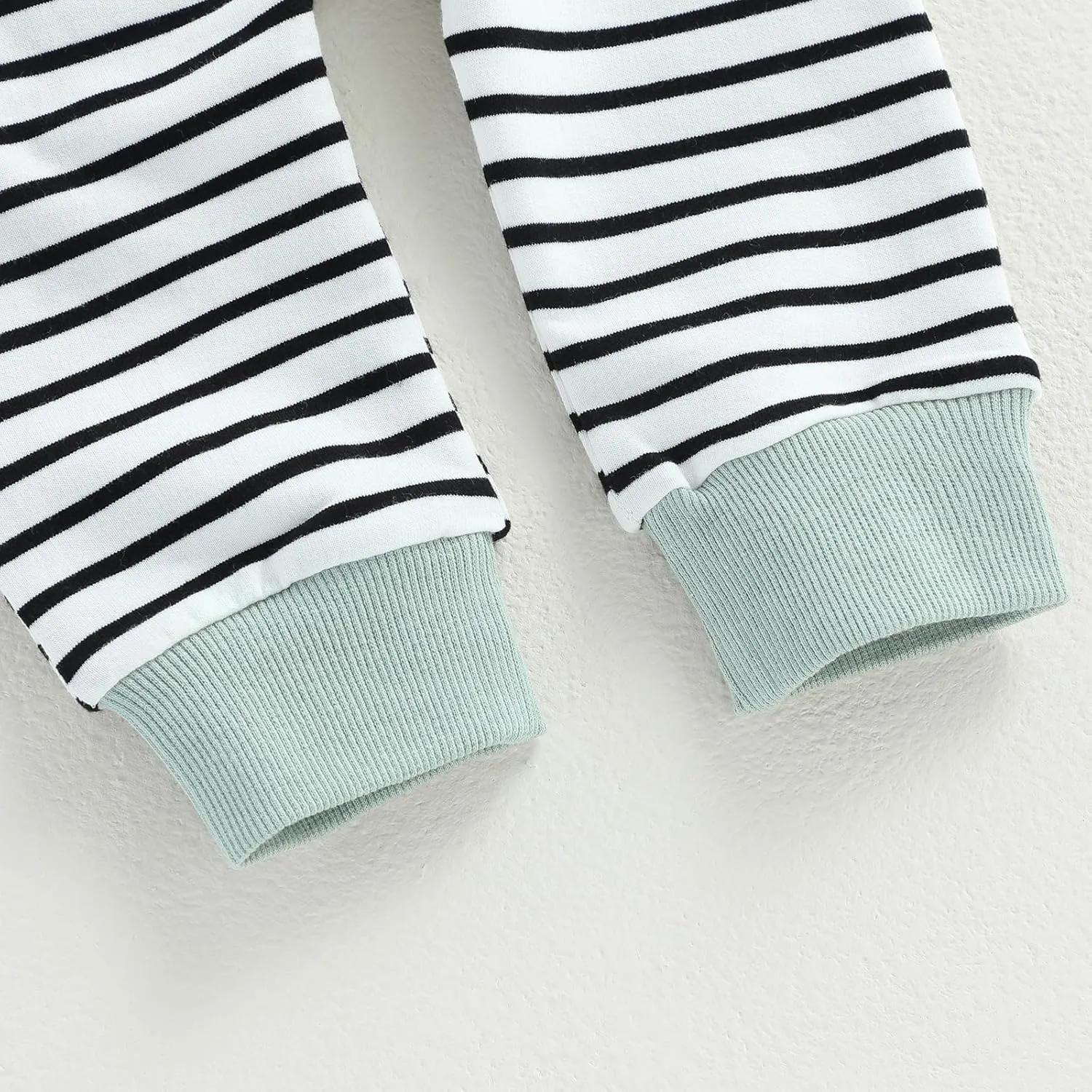 Newborn Baby Boy Girl Clothes Gender Neutral Sweatsuit Unisex Solid Outfit Long Sleeve Warm Pullover Pant Set