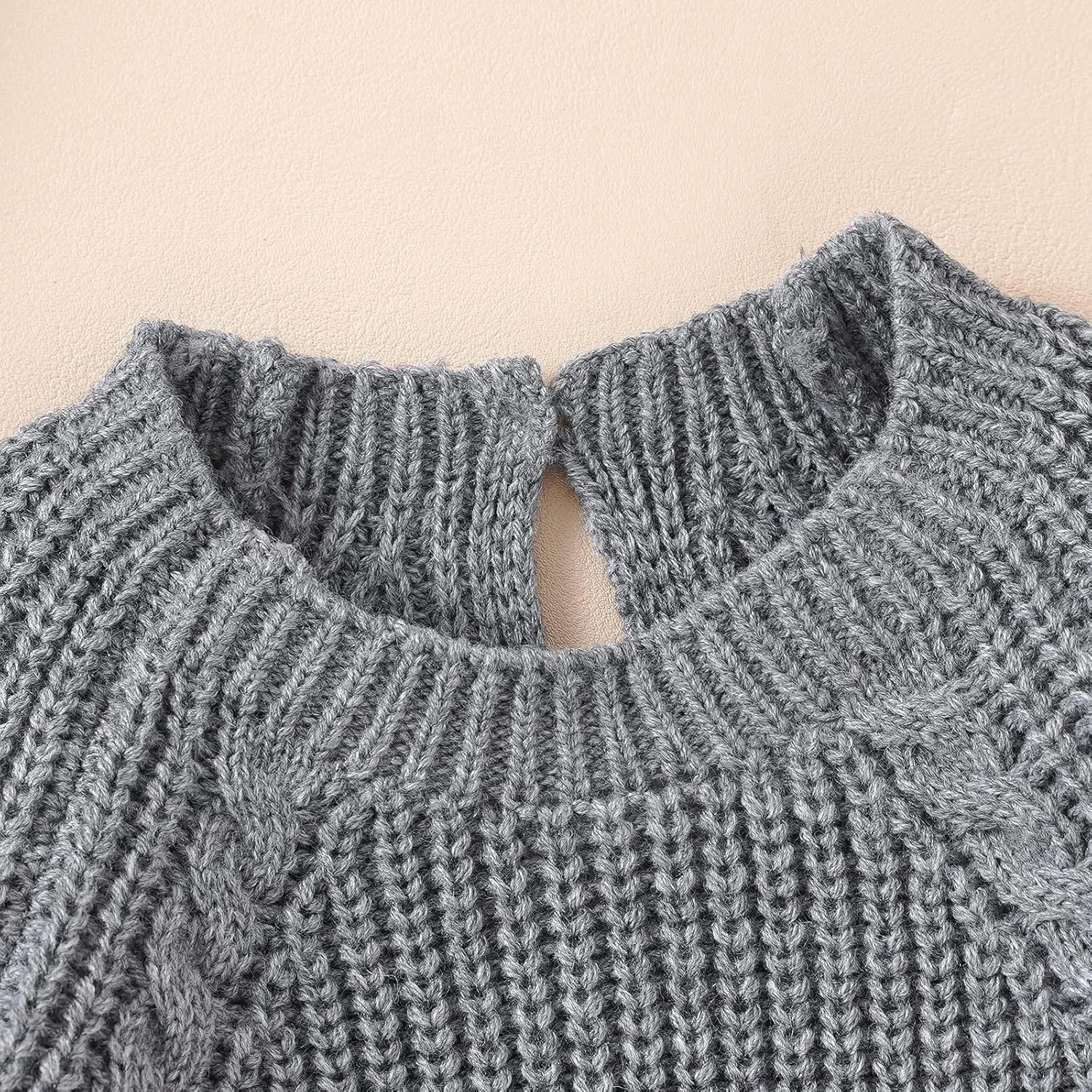 Newborn Baby Girl Boy Knit Sweater Romper Neutral One Piece Bodysuit Pullover Fall Winter Clothes