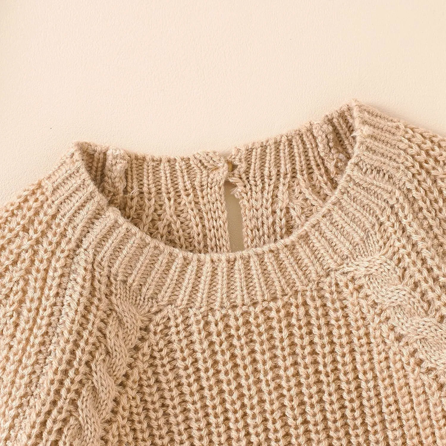 Newborn Baby Girl Boy Knit Sweater Romper Neutral One Piece Bodysuit Pullover Fall Winter Clothes