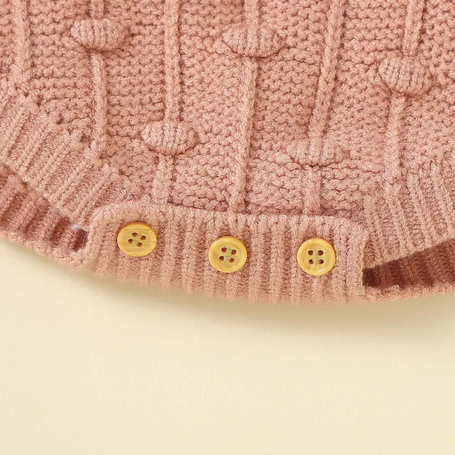 Newborn Baby Girl Boy Knit Sweater Romper Neutral One Piece Bodysuit Pullover Fall Winter Clothes