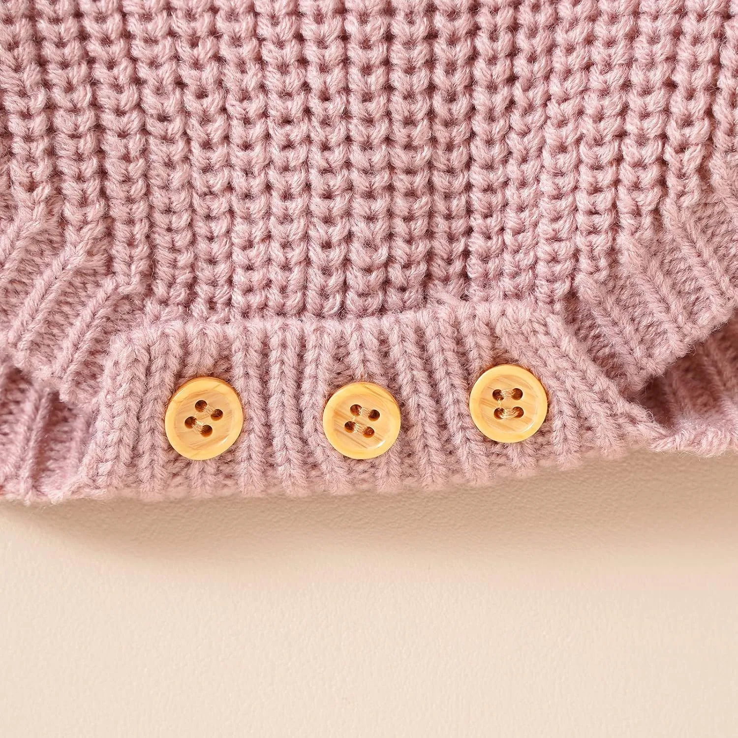 Newborn Baby Girl Boy Knit Sweater Romper Neutral One Piece Bodysuit Pullover Fall Winter Clothes