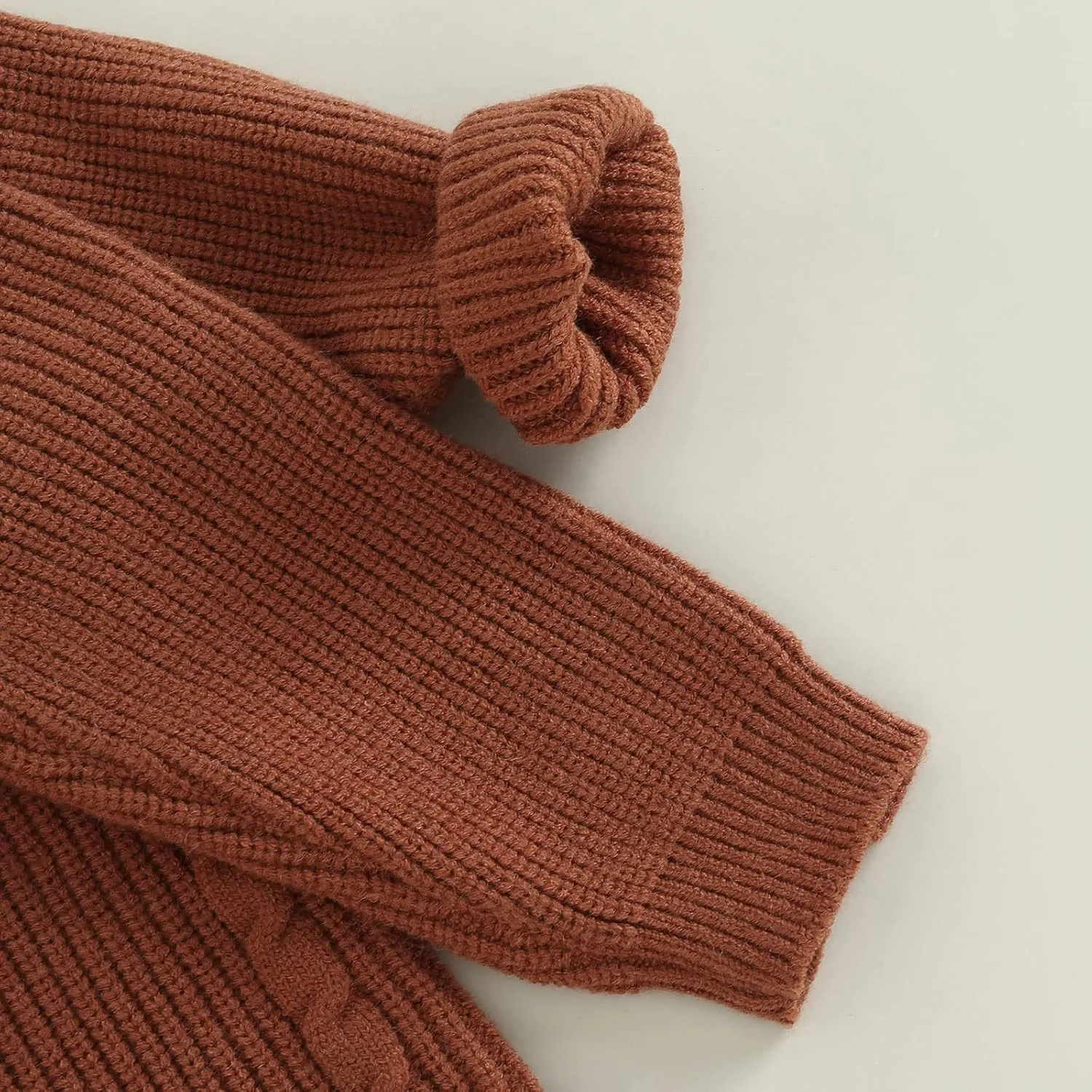 Newborn Baby Girl Boy Knit Sweater Romper Neutral One Piece Bodysuit Pullover Fall Winter Clothes