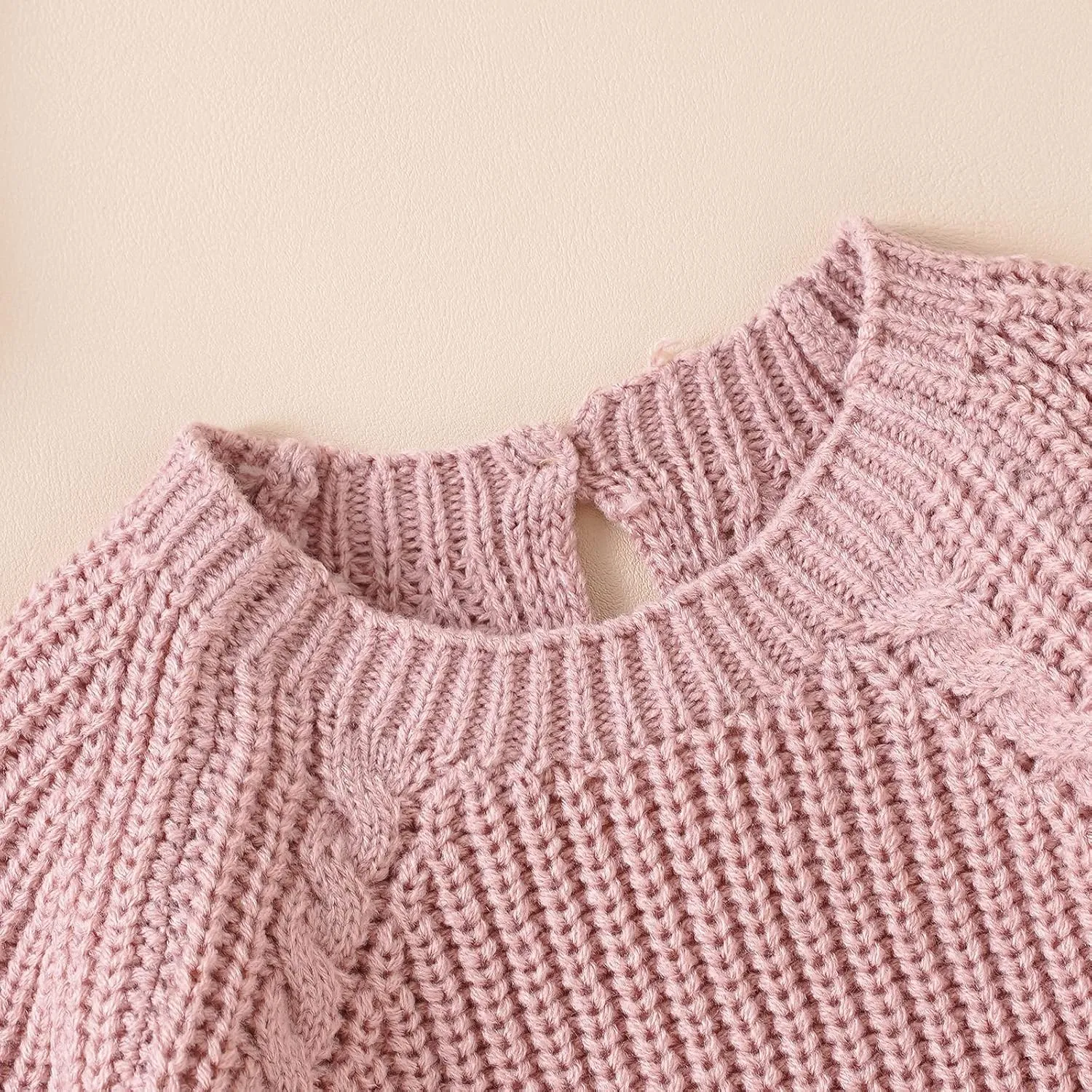 Newborn Baby Girl Boy Knit Sweater Romper Neutral One Piece Bodysuit Pullover Fall Winter Clothes