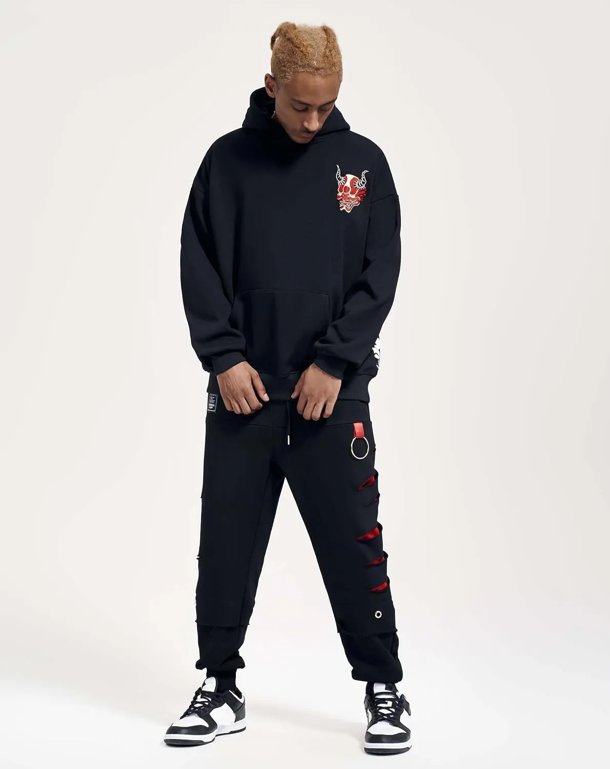 Niepce Inc Men's Japanese Streetwear Jogger Pants for Men