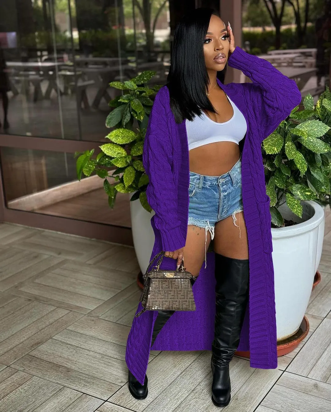 Nimsruc Cardigan Sweaters for Women Casual