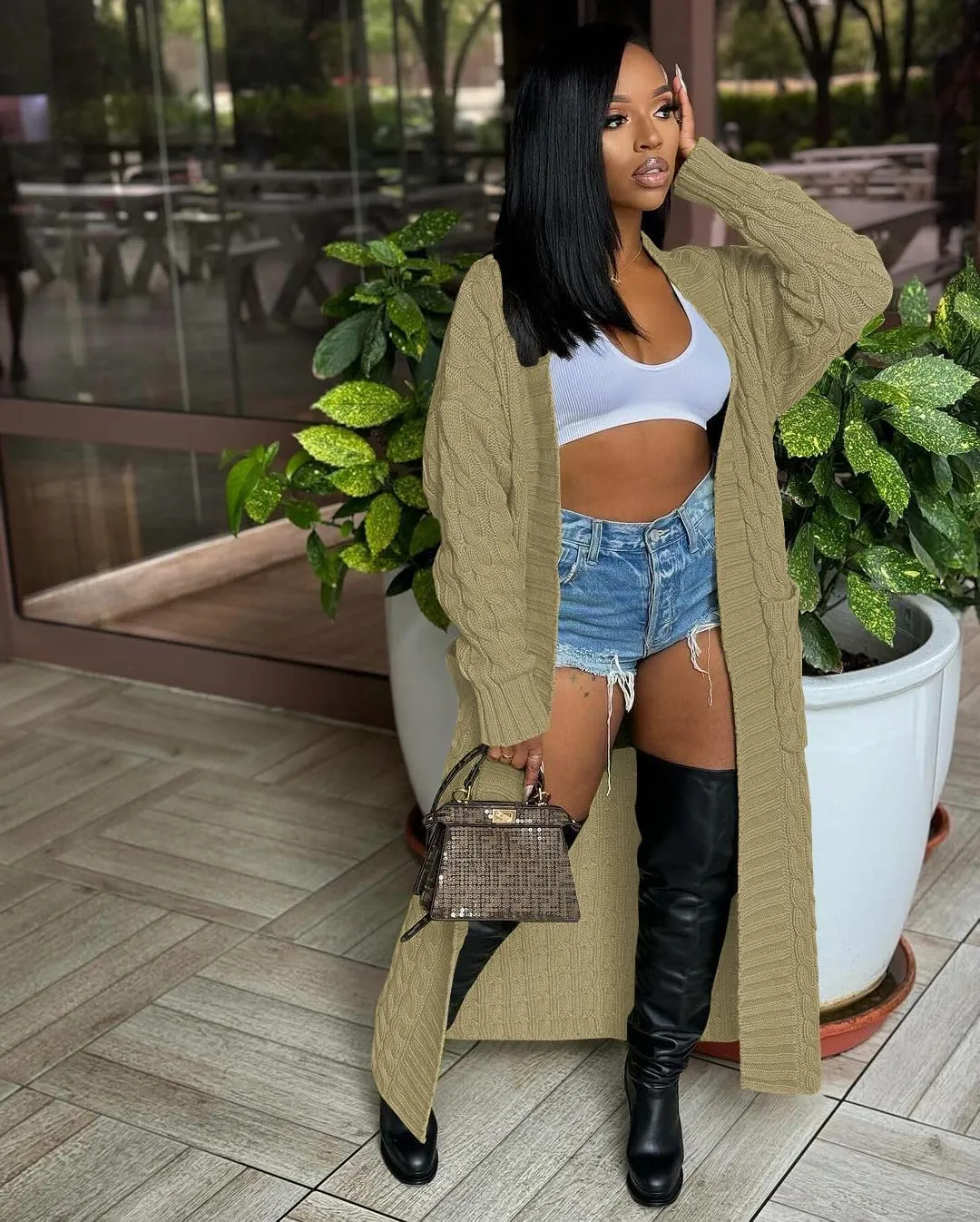 Nimsruc Cardigan Sweaters for Women Casual