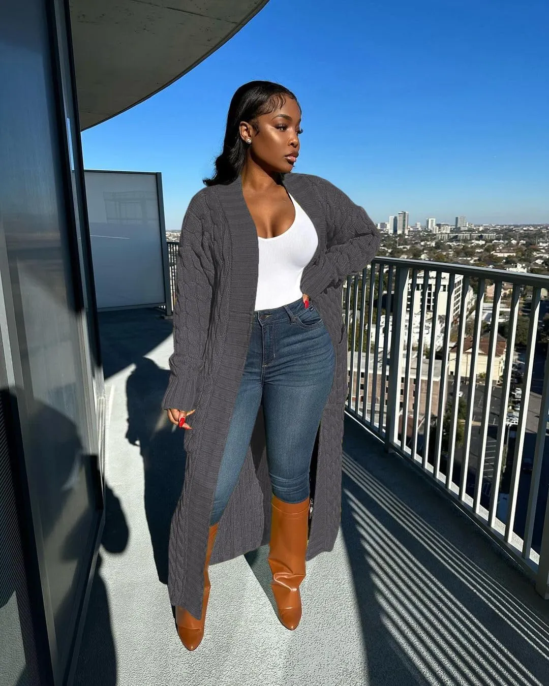 Nimsruc Cardigan Sweaters for Women Casual
