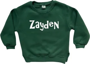Personalized Cozy Soft Crewneck Sweatshirt-Gender Neutral, toddler, custom gift, hoodie