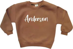 Personalized Cozy Soft Crewneck Sweatshirt-Gender Neutral, toddler, custom gift, hoodie