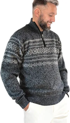 Quarter Zip Black Fleeces Soft Sweaters for Men 1/4 Zip Golf Cashmere Pullovers