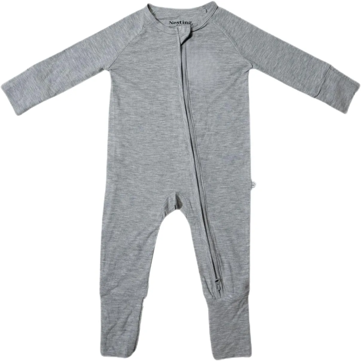 Ribbed Bamboo Baby Romper, Ribbed Bamboo Baby Pajamas & Loungewear–Newborn- 12-Months Gender Neutral Essentials